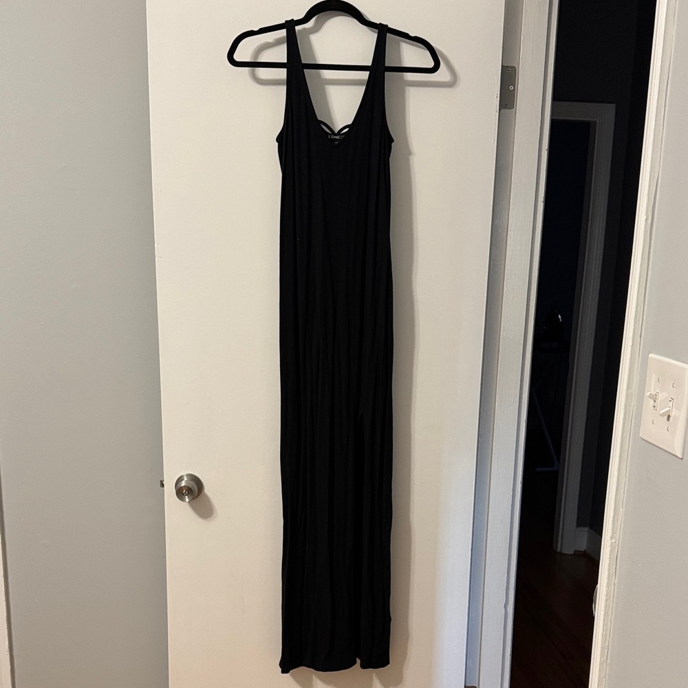 Express Black Sleeveless Maxi Dress